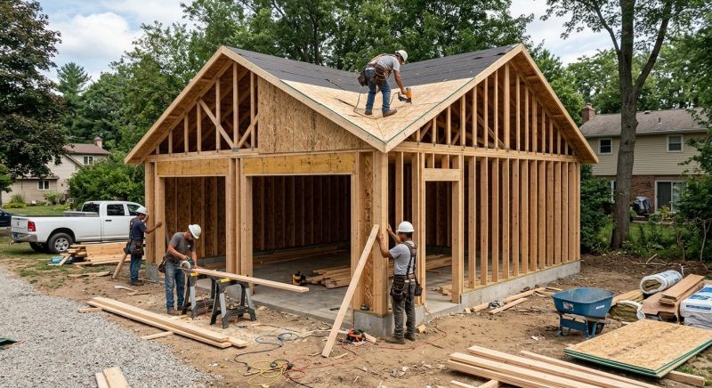 Metal Garage Construction in South Houston, TX