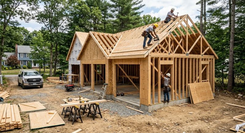 Attached Garage Construction in Pearland, TX