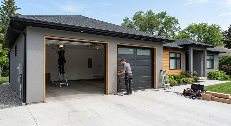 Four Car Garage Installation in North Charleston, SC