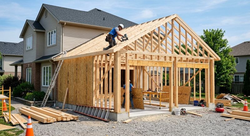 Two Story Garage Construction in Charleston, SC