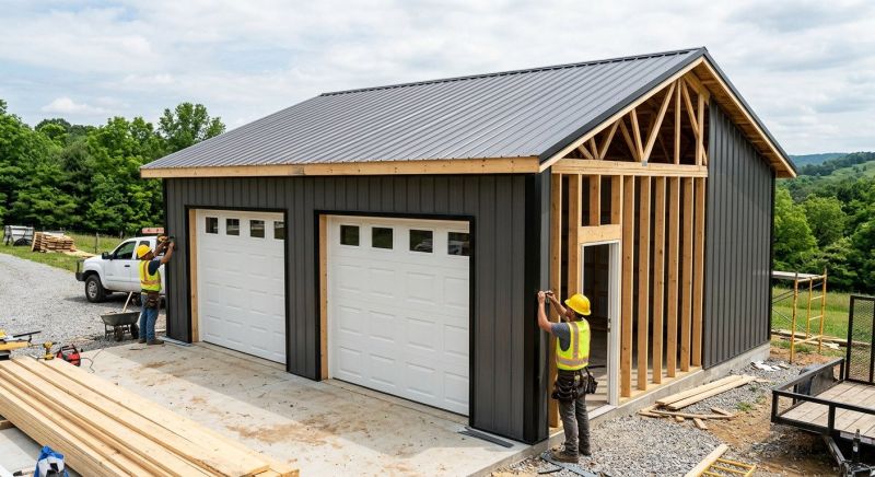 Wood Garage Installation in Cypress, TX
