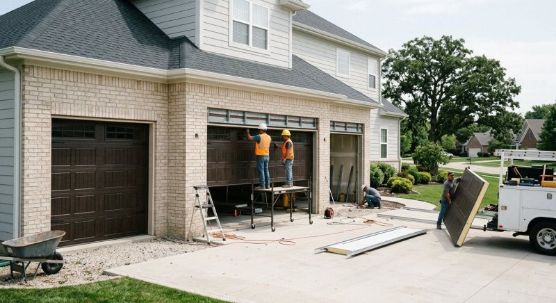 Wood Garage Installation in South Houston, TX